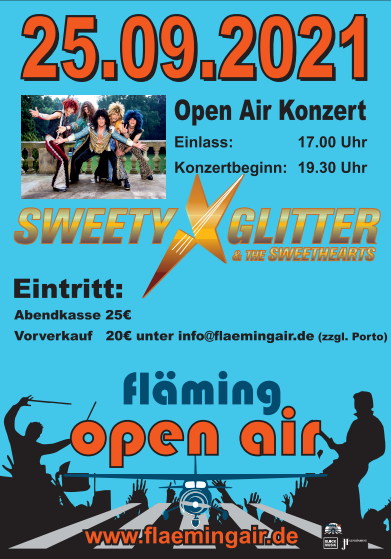 SWEETY GLITTER & THE SWEETHEARTS - Fläming Open Air